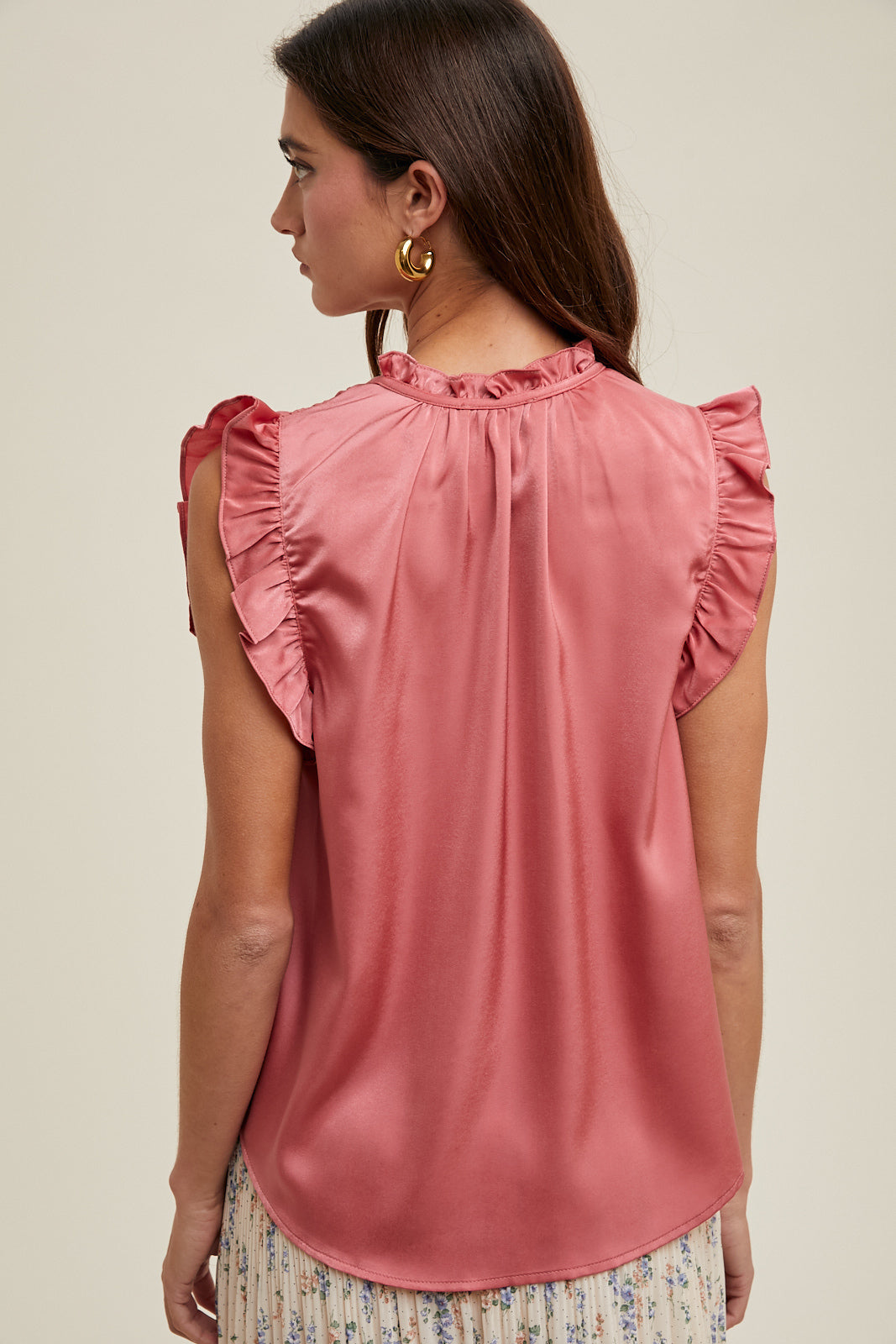 Ginger Silk Knit Blouse