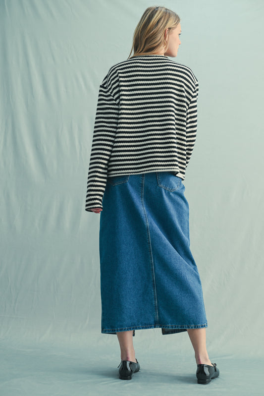 Laurie Striped Cardigan