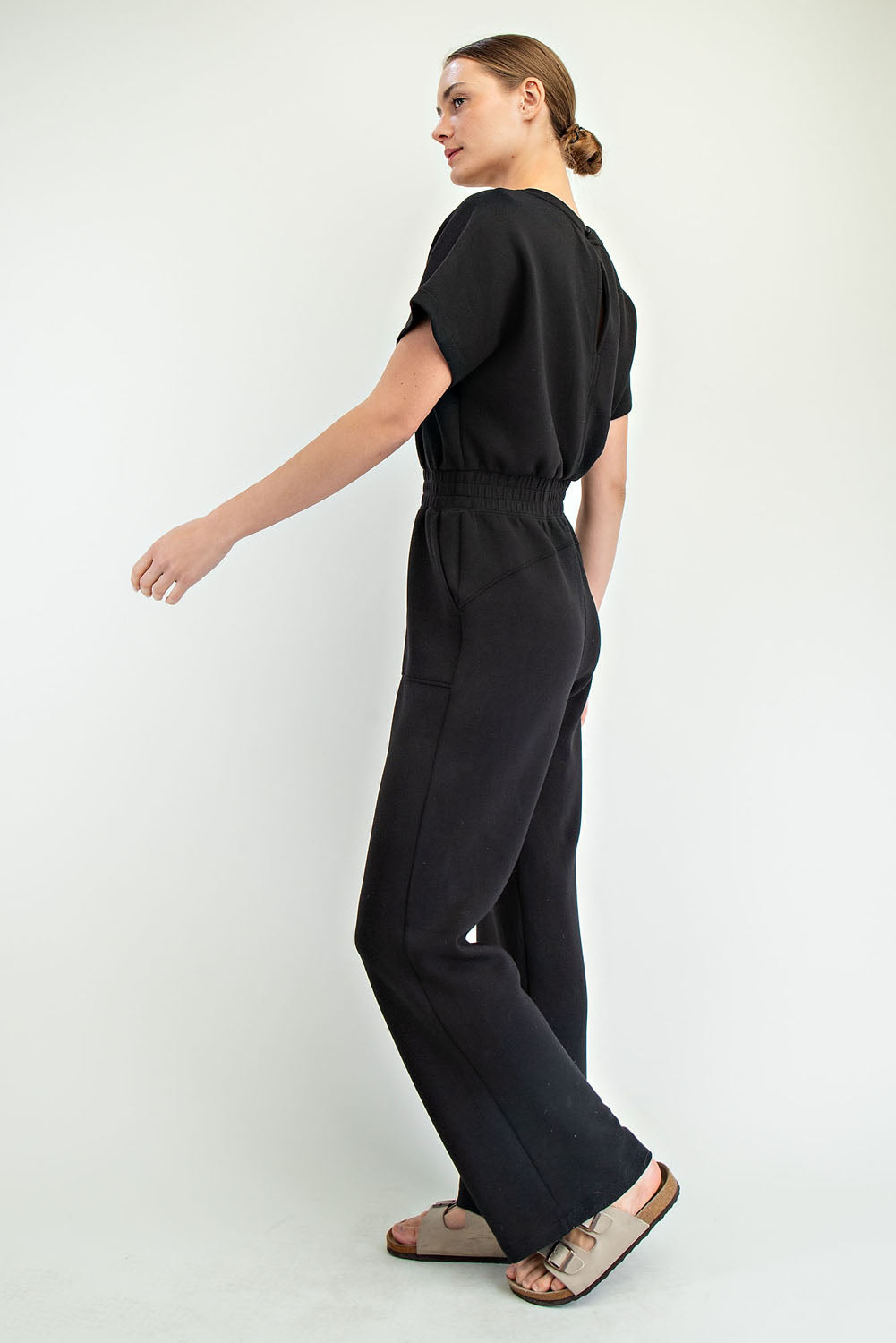 Scuba Short Sleeve Jumpsuit