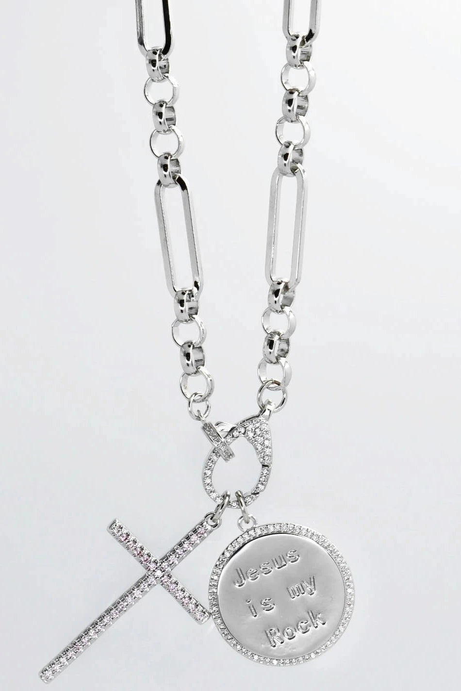 Jesus is my Rock Necklace