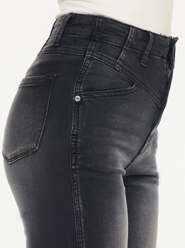 KanCan Marcy Black High Rise Flare Jeans