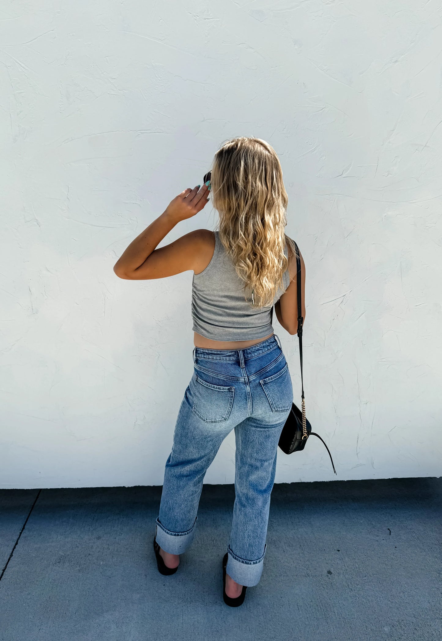 PREORDER: Jordan Wide Cuff Jeans (Online Exclusive)