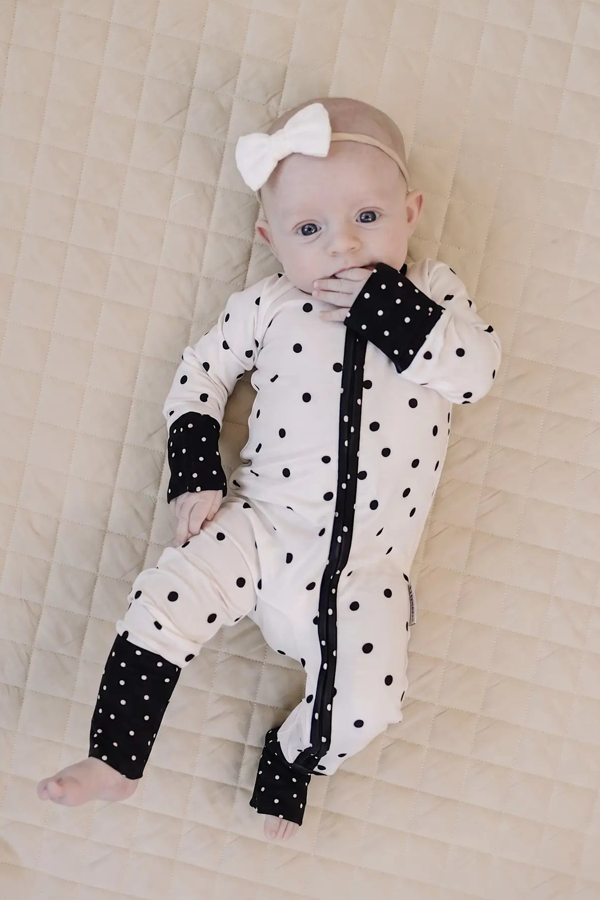 Bamboo Polka Dot Onesie