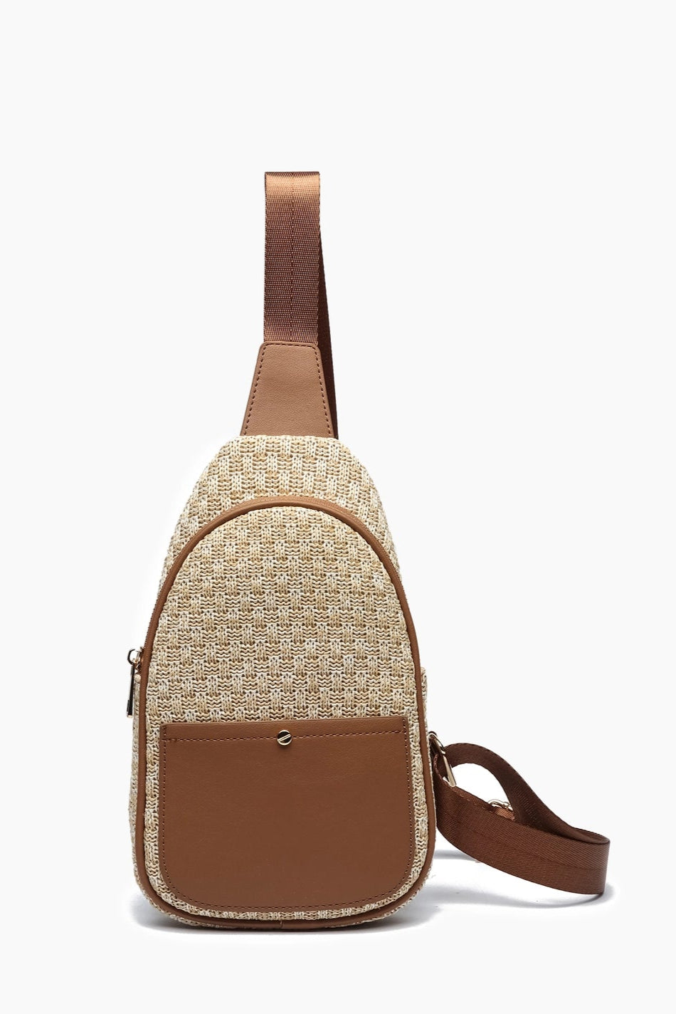 Lily Straw Small Crossbody Sling Bag