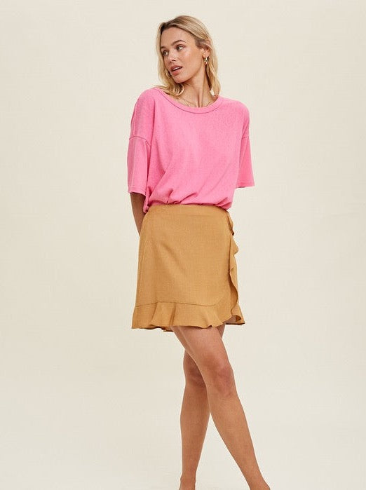 Barbie Pink Oversized Knit Top