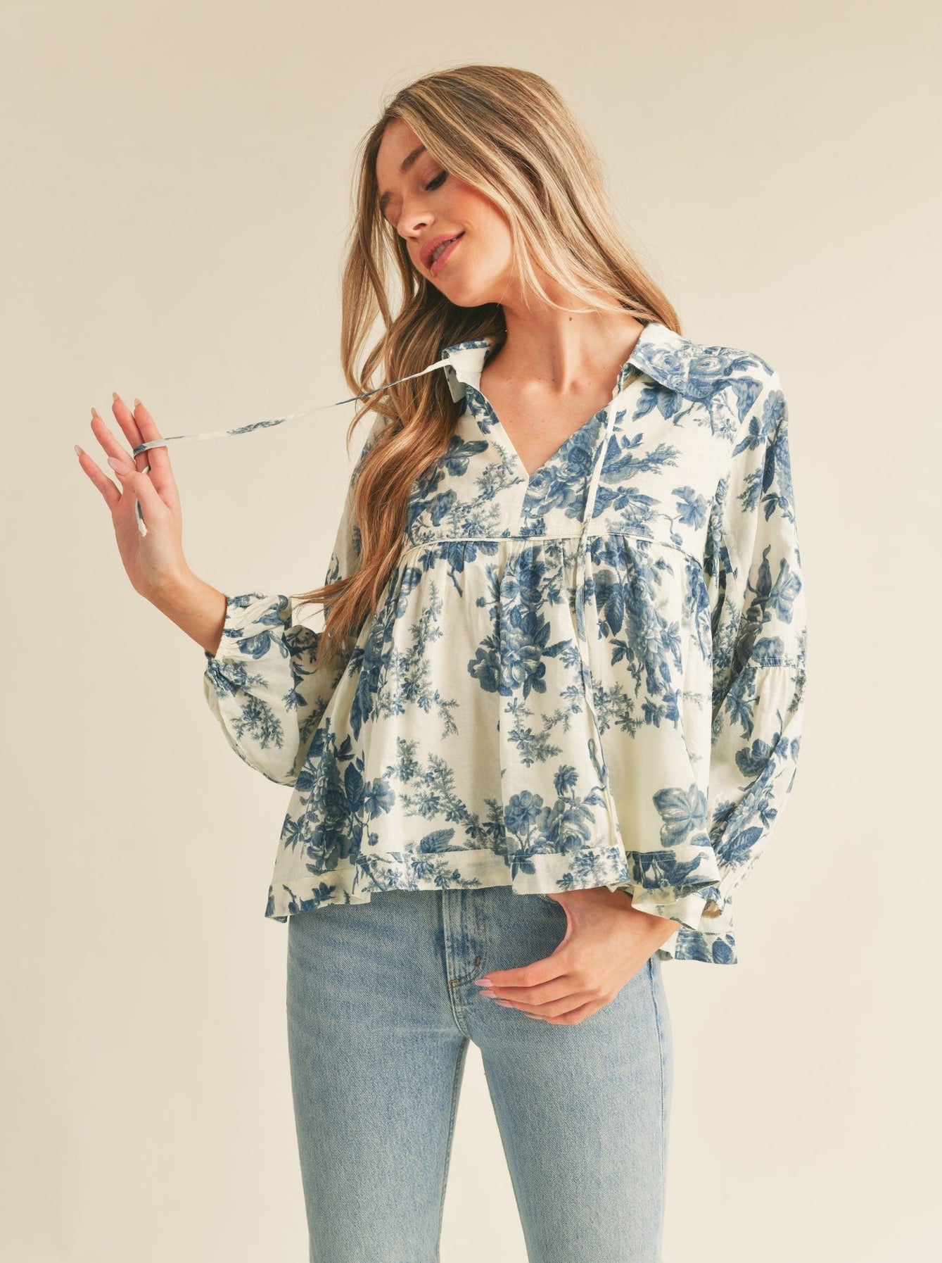 Floral Babydoll Top