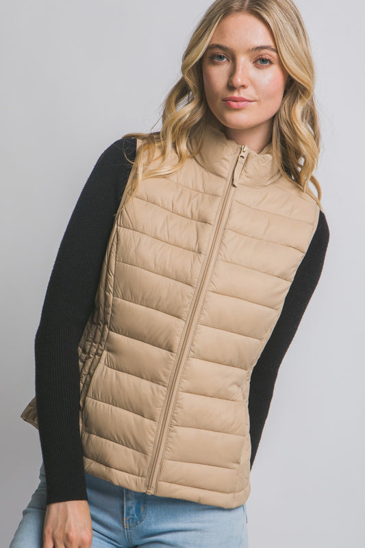 Down Puffer Vest - Multiple Colors