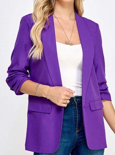 School Pride Purple Blazer