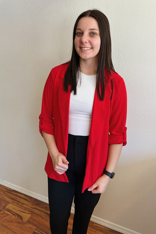 Relaxed Boyfriend Blazer - Multiple Colors