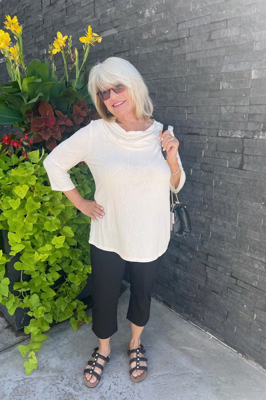 Ferris Wheel Quarter Sleeve Top