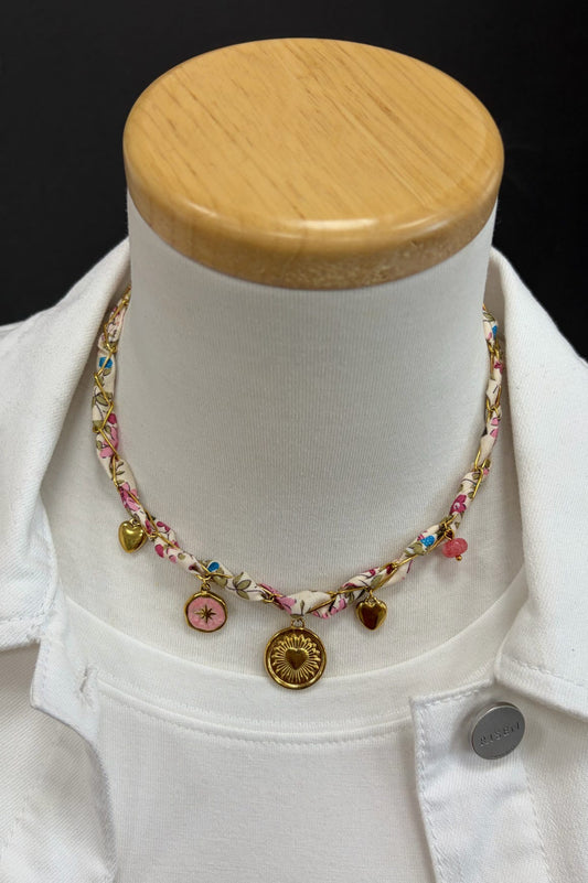 Sunny Twist Charm Necklace