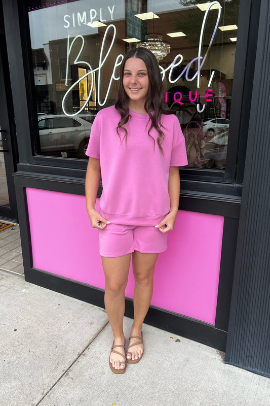Sofie Soft Shorts - Pink