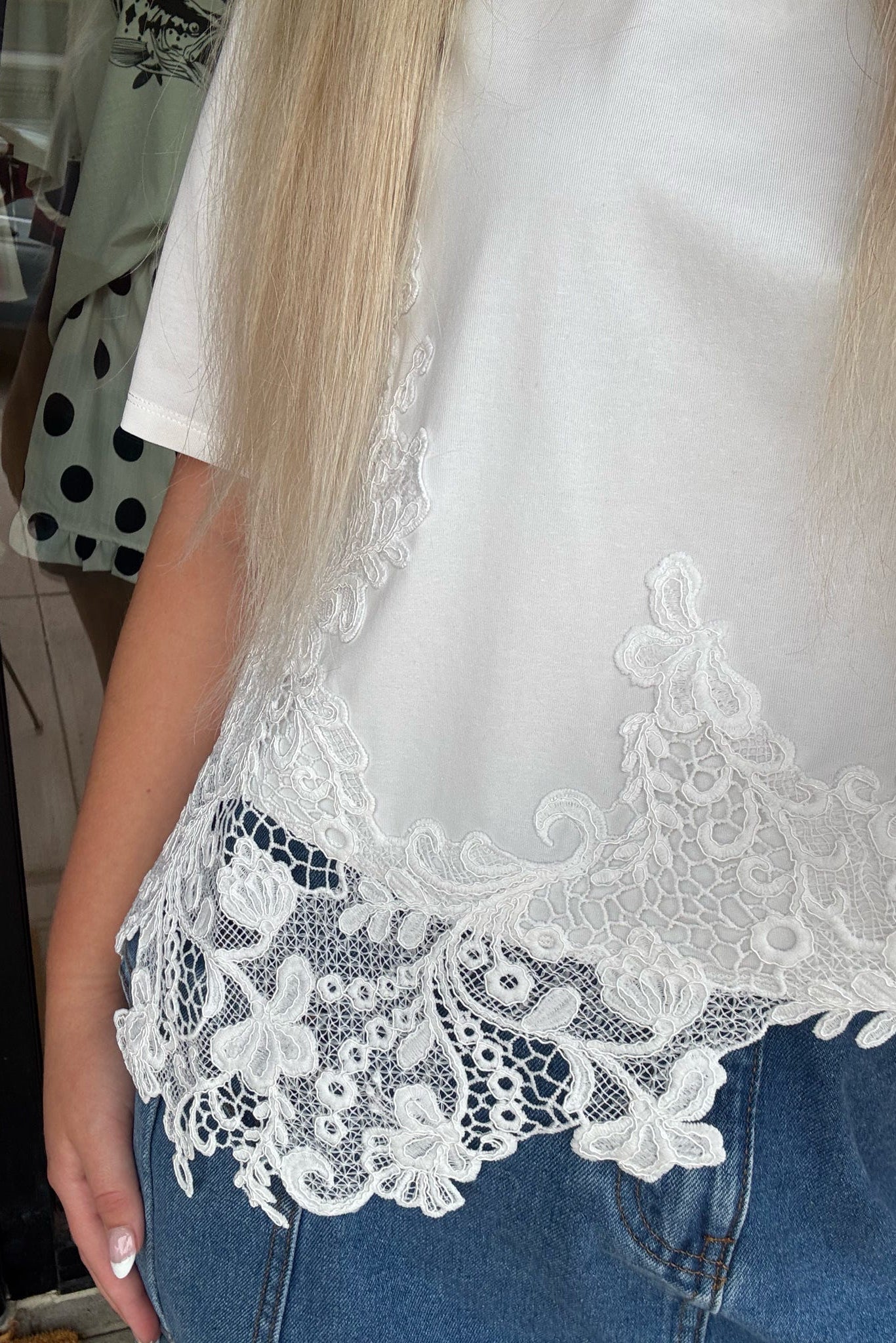 White Lace Top