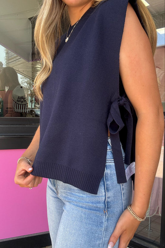 Open Side Sweater Vest