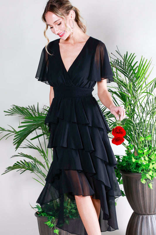 She's Sweet Layered Chiffon Dress