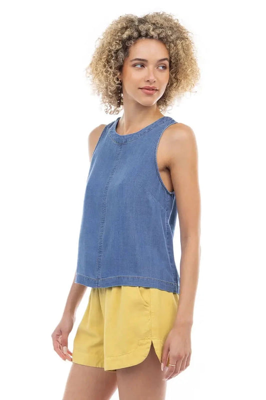 Norah Zipper Back Tank
