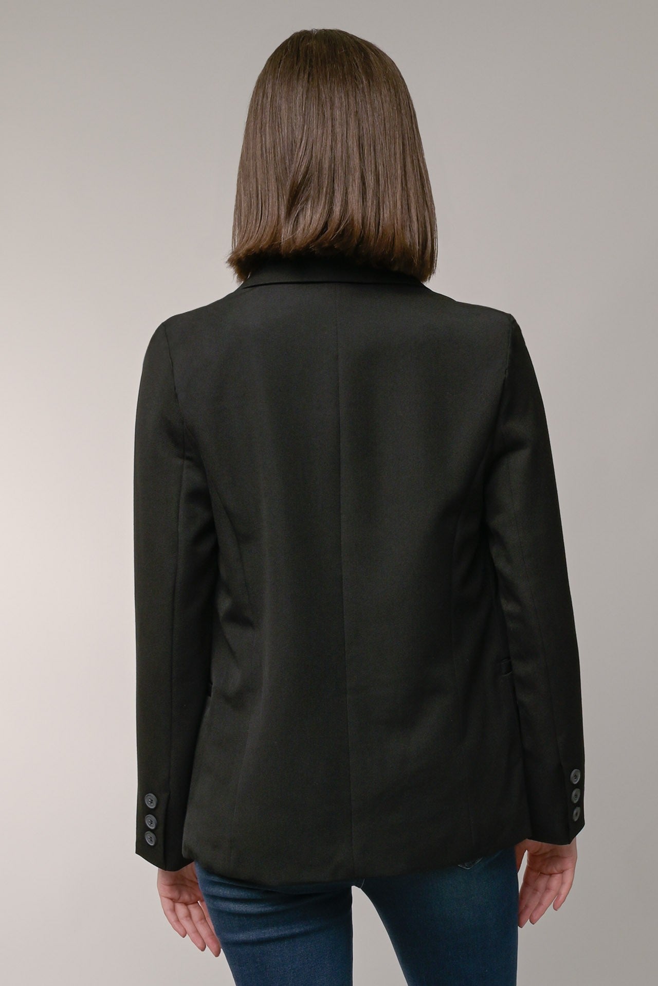 Woven Lined Boyfriend Blazer