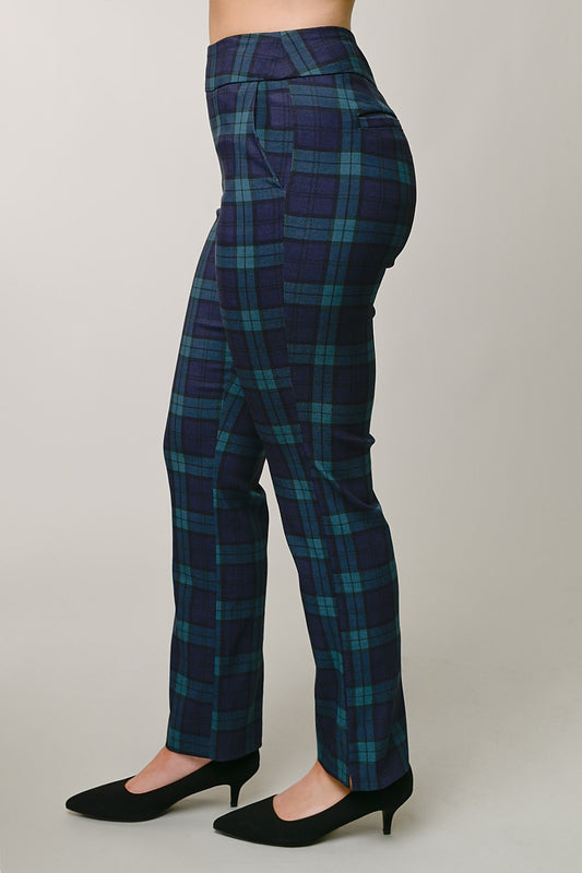 Straight Leg Millennium Eric Pant - Tartan Plaid