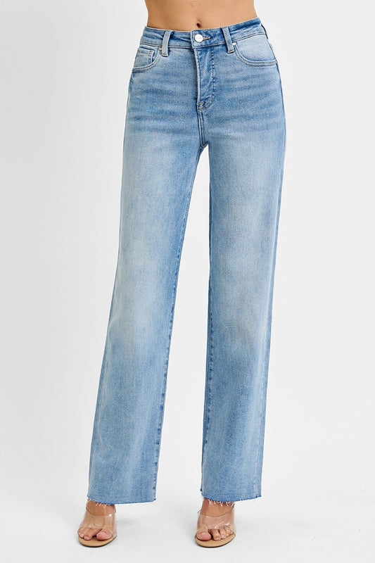 Risen Tummy Control High-Rise Straight Jean