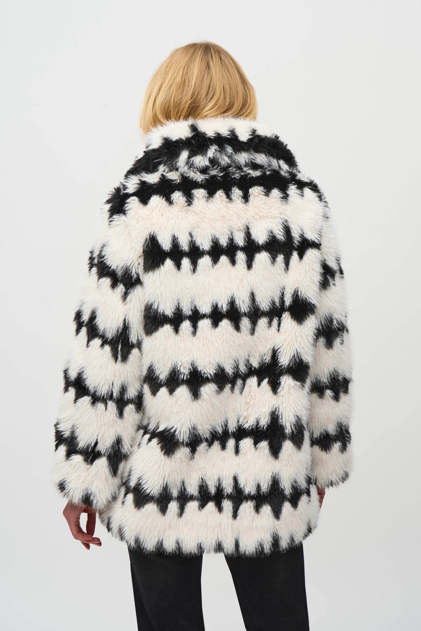 Joseph Ribkoff Aspen Reversible Faux Fur Coat