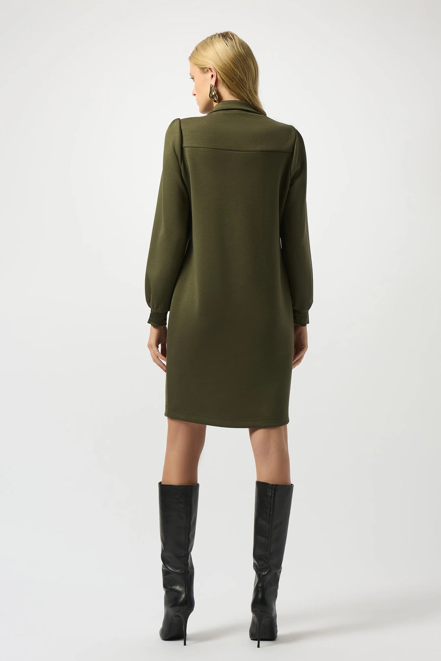 Joseph Ribkoff Olive Scuba Dress