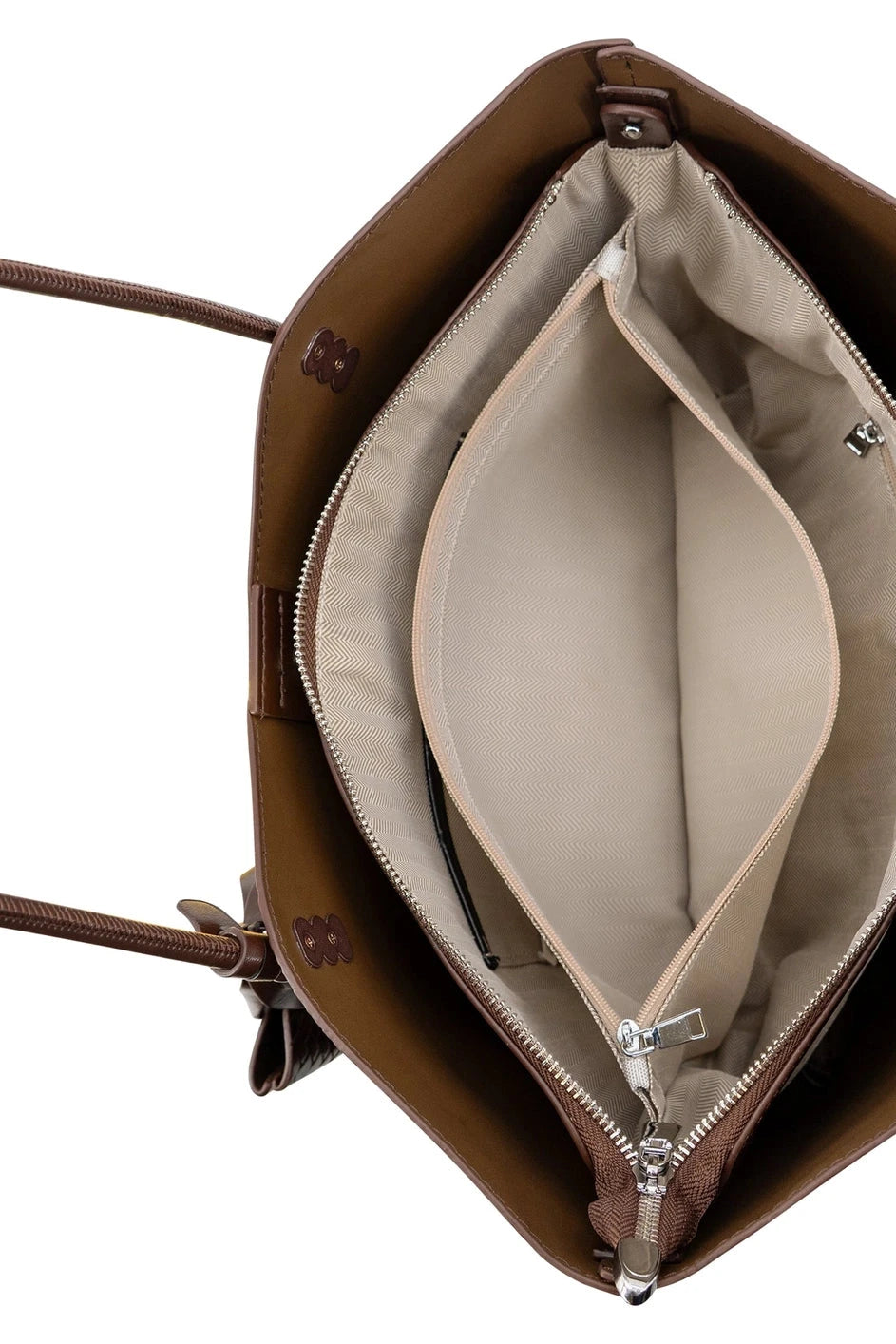 Aveline Woven Leather Tote Bag