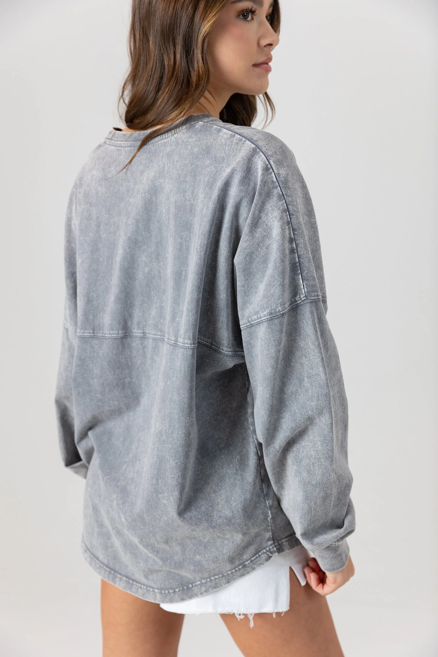 Nebraska Starbound Oversized Long Sleeve Tee