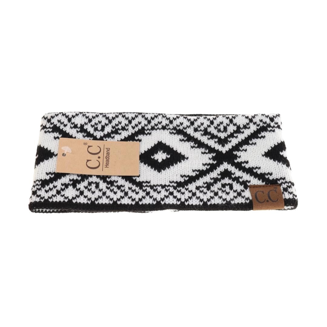 C.C. Aztec Printed Head Wrap