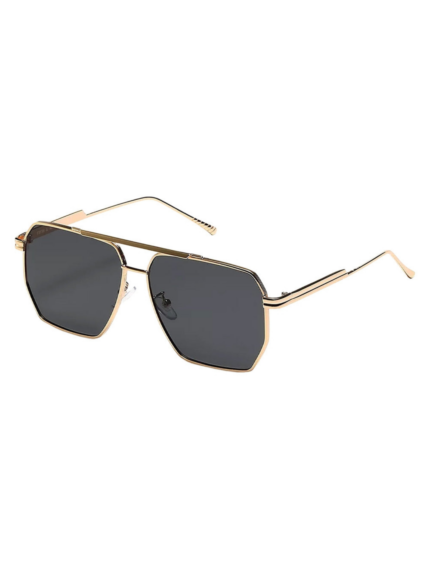 Goldie Polarized Sunglasses - Black/Gold