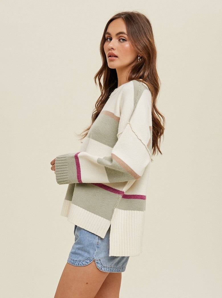 Multi Striped Sweater