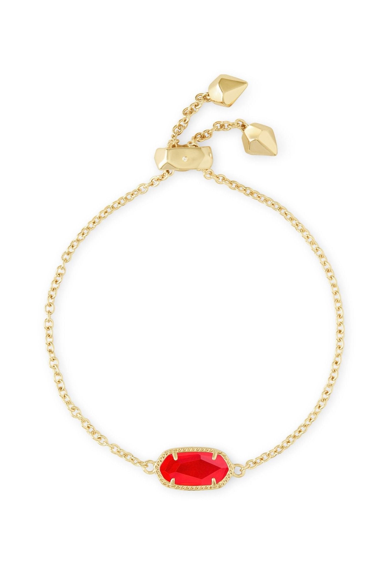 Kendra Scott Elaina Delicate Chain Bracelet - Gold Red Illusion