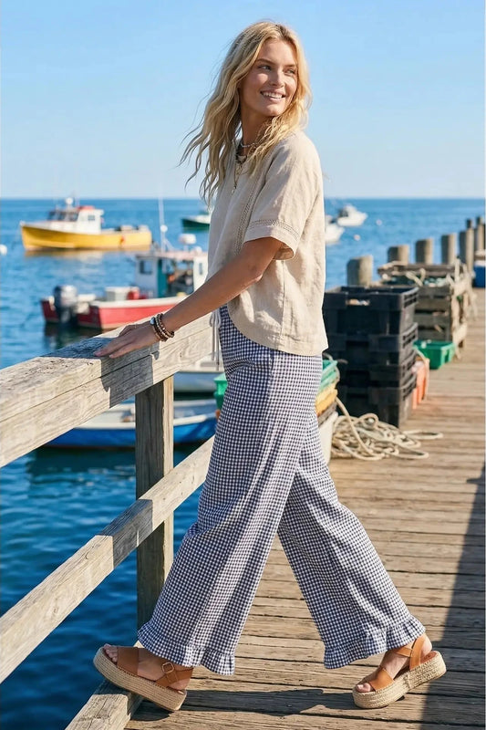 Checkered Gingham Pants