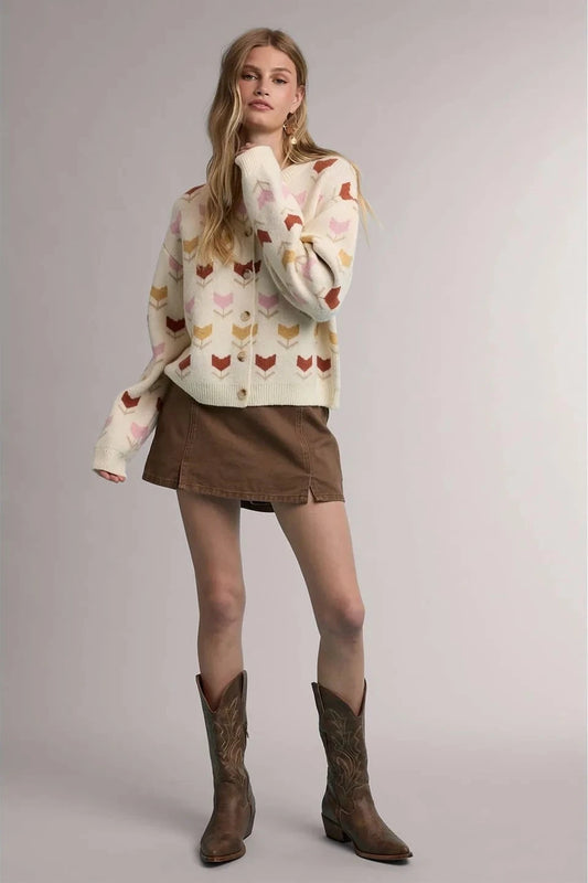 Tulip Floral Cardigan