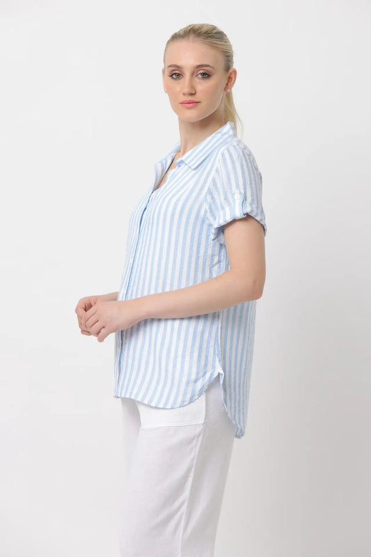Seaside Striped Blouse