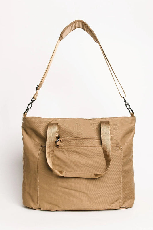 Brixley Tan Tote Bag