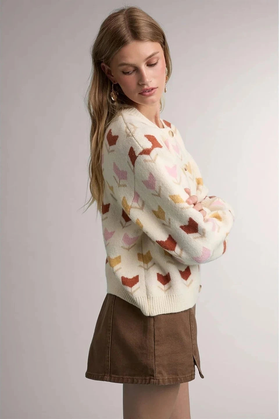 Tulip Floral Cardigan
