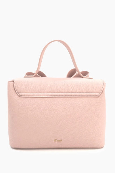 Zoey Double Bow Crossbody Bag - Blush