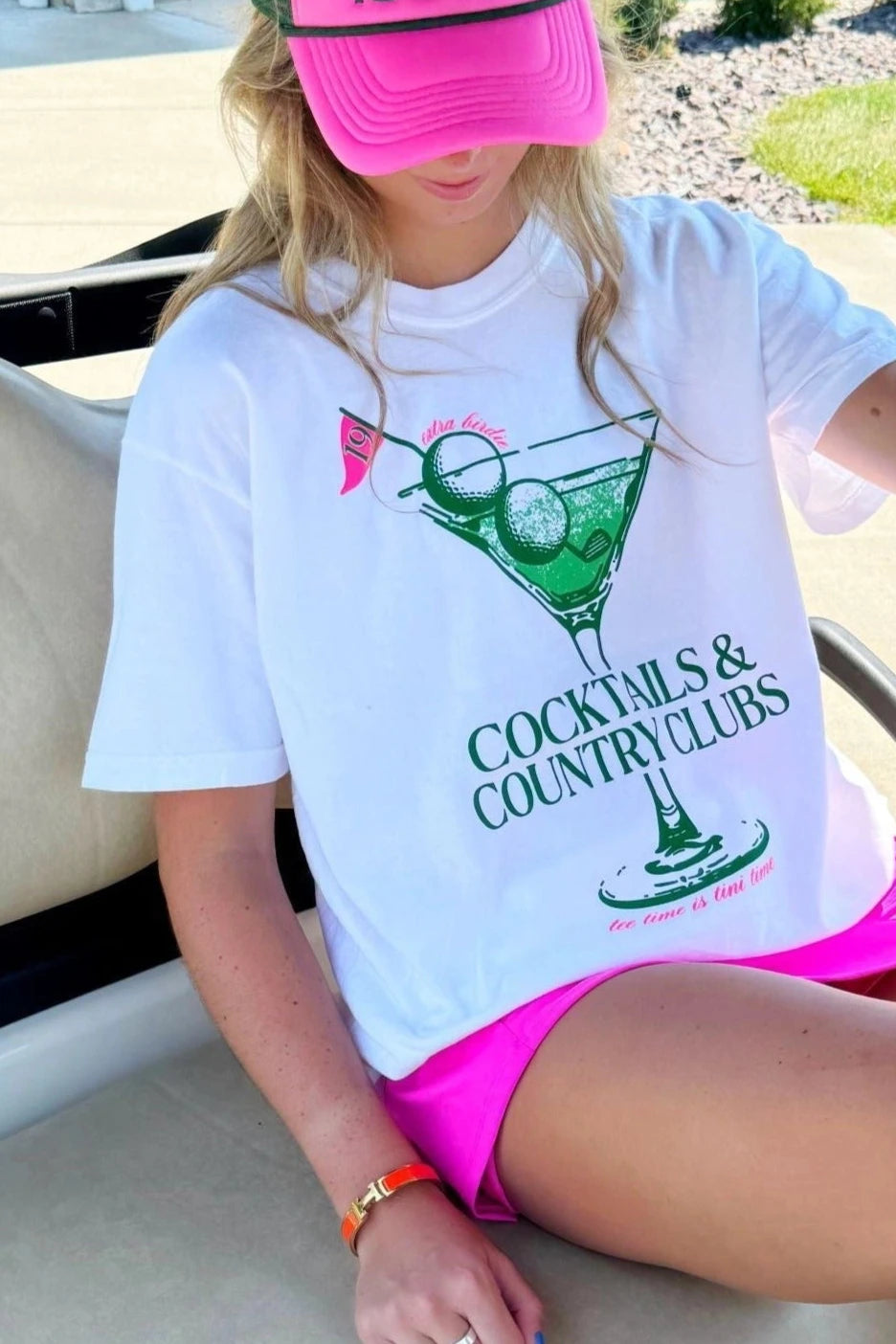 Cocktails & Country Clubs Graphic Tee