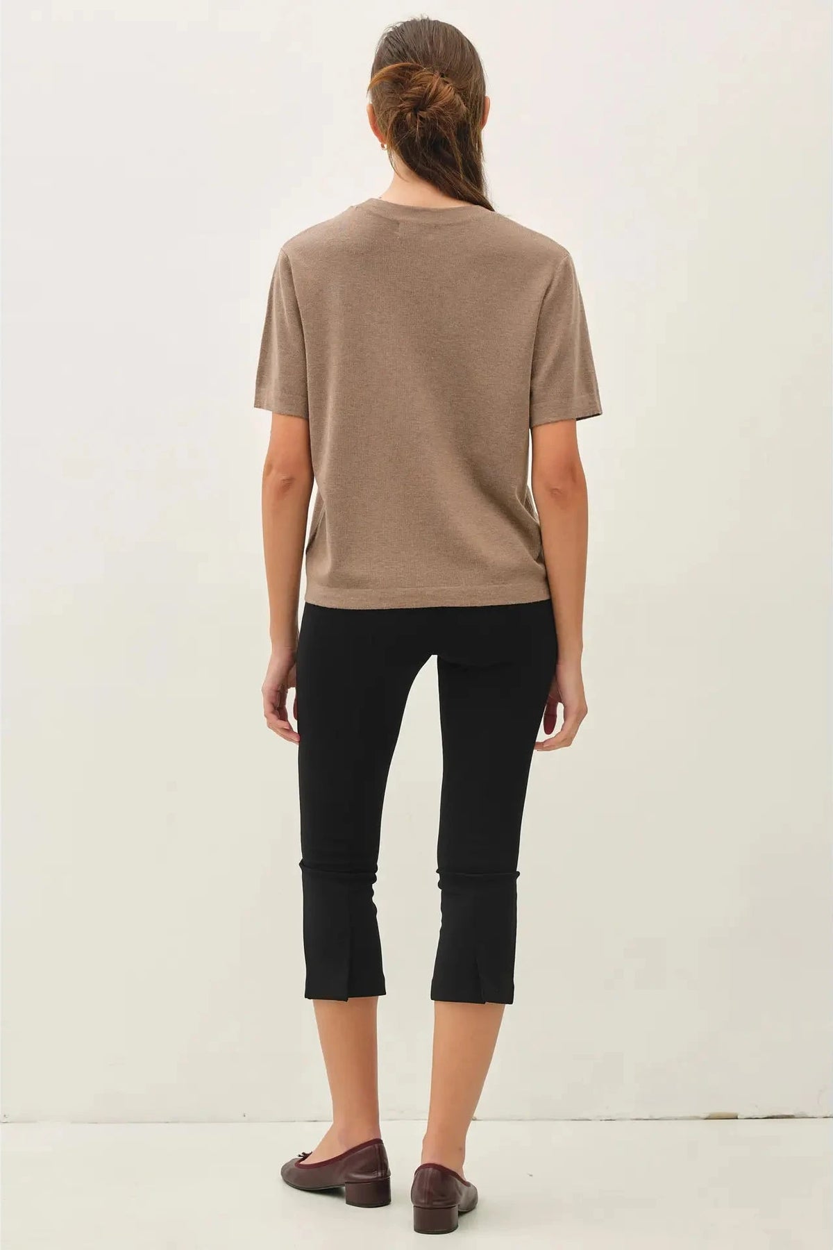 Mocha- Cashmere Blend Sweater
