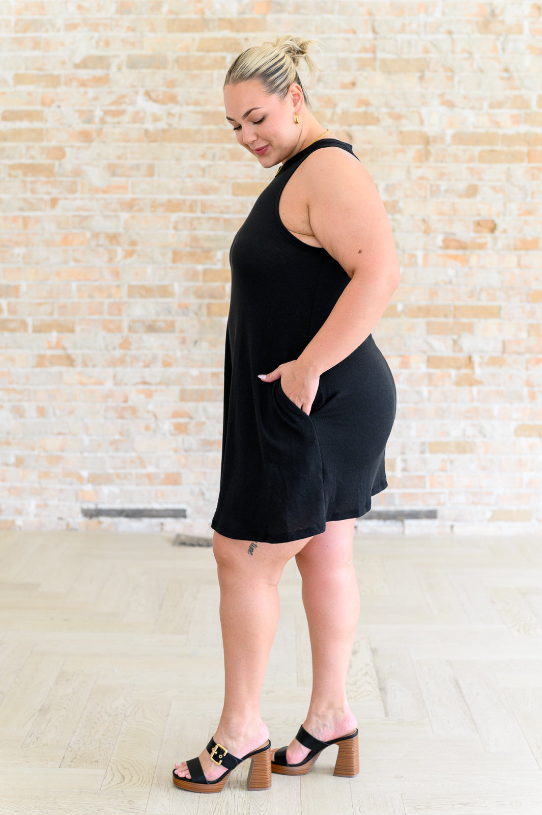 Back it Up Crisscross Cut-Out Back Dress (Online Exclusive)