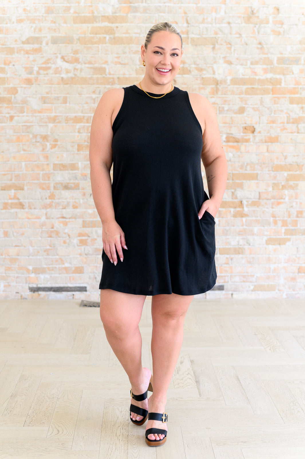 Back it Up Crisscross Cut-Out Back Dress (Online Exclusive)