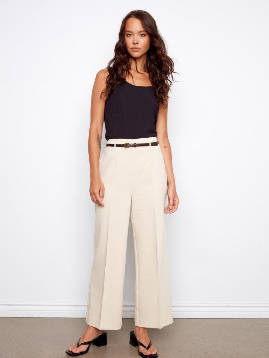 Charlie B Dressy Casual Belted Trouser