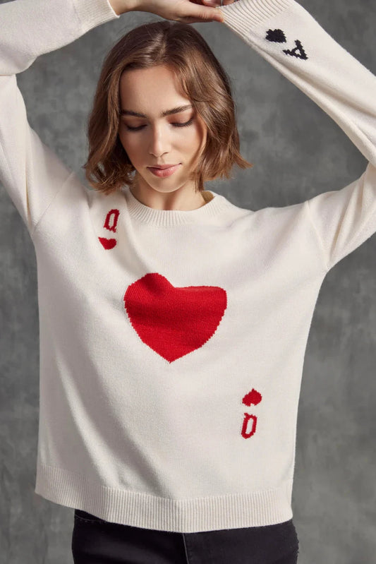 Charlie B Card Queen Sweater