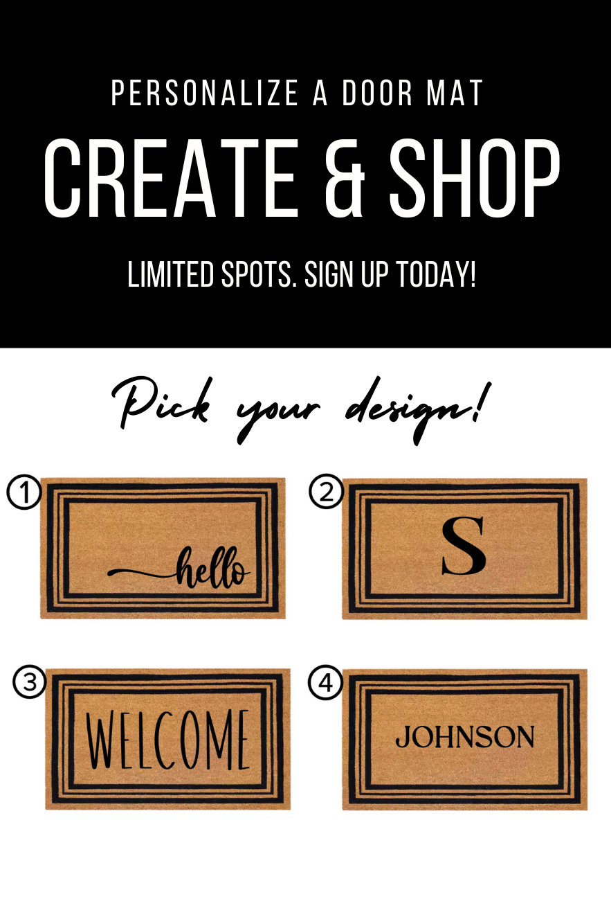 Create & Shop Event - Personalize a Door Matt (FULL)