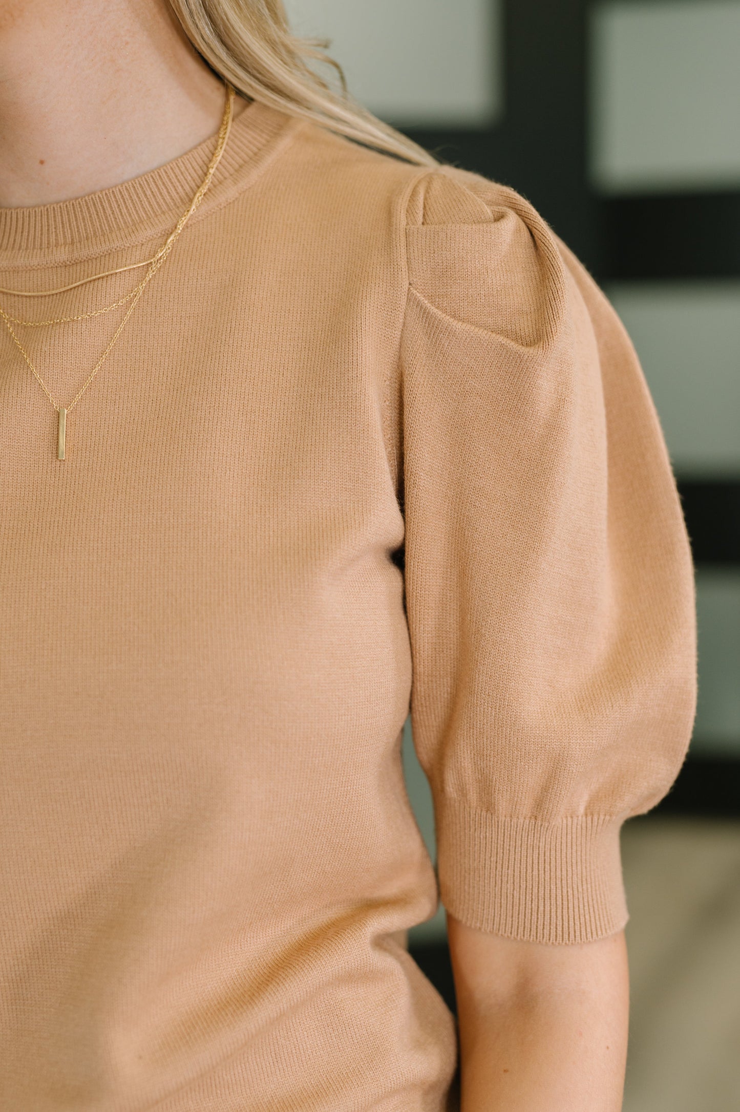Casually Classy Puff Sleeve Blouse in Brush (Online Exclusive)
