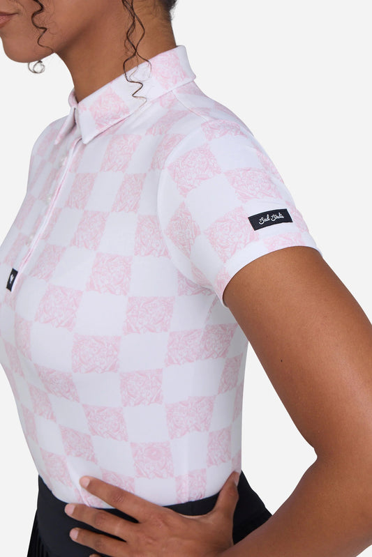 Bad Birdie Core Polo Checkers Not Chess