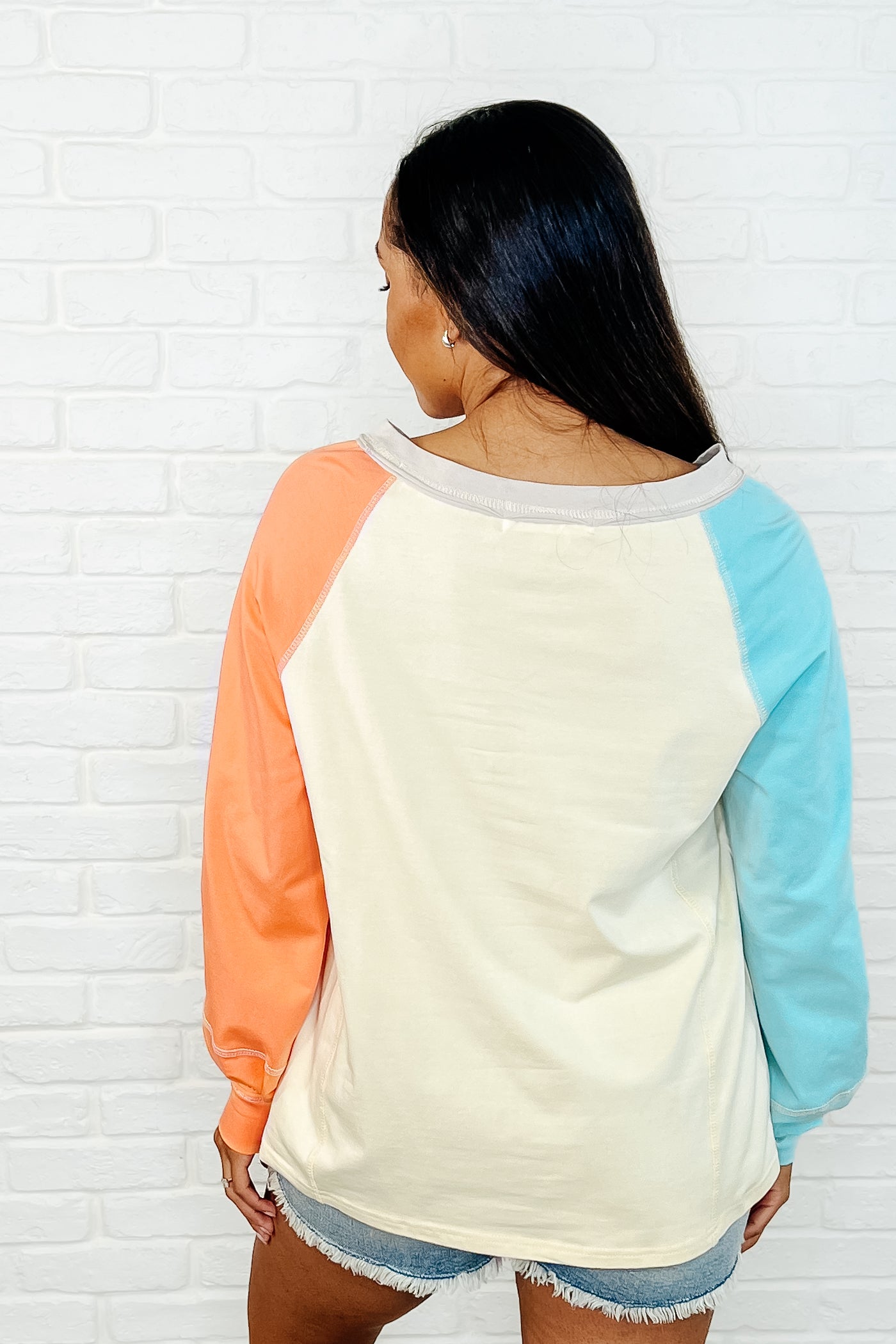Color Me Confused Color Block Top (Online Exclusive)