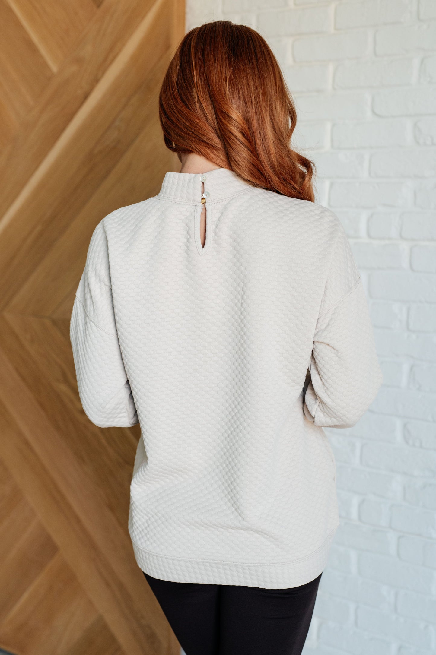 Don't Change Anything Mock Neck Pullover (Online Exclusive)