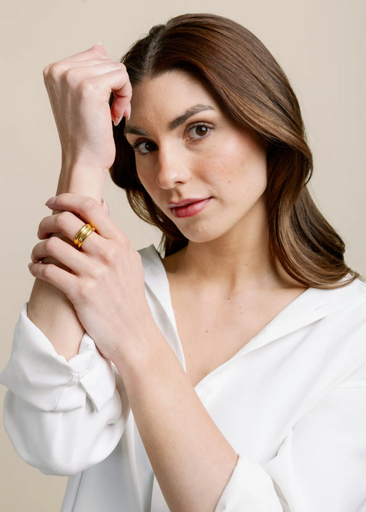 Doubled Up Ring - Gold