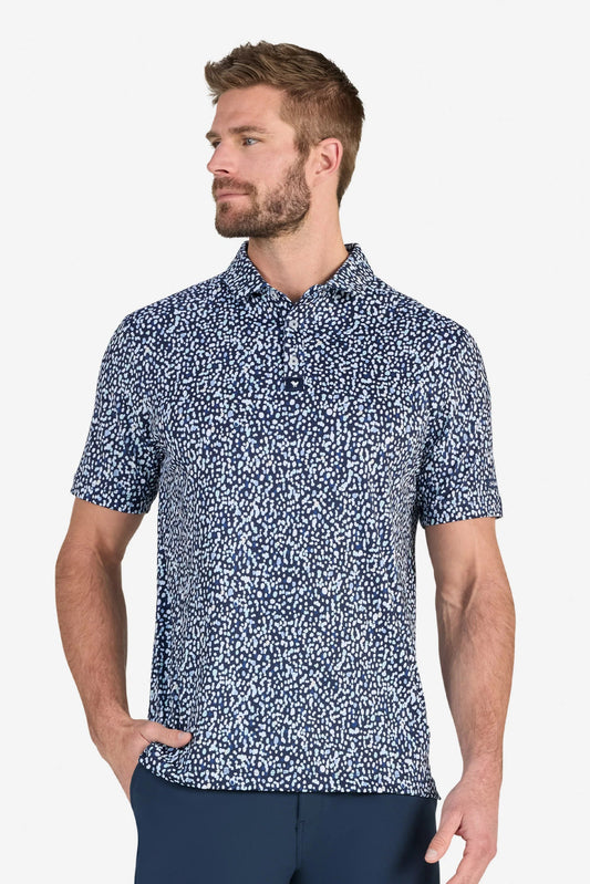 Bad Birdie Core Performance Polo - Drippity Drip Remix